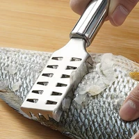 stainless steel fish scales seafood cleaner scraper scaler brush remover grater utensils accessories gadgets kitchenware tools