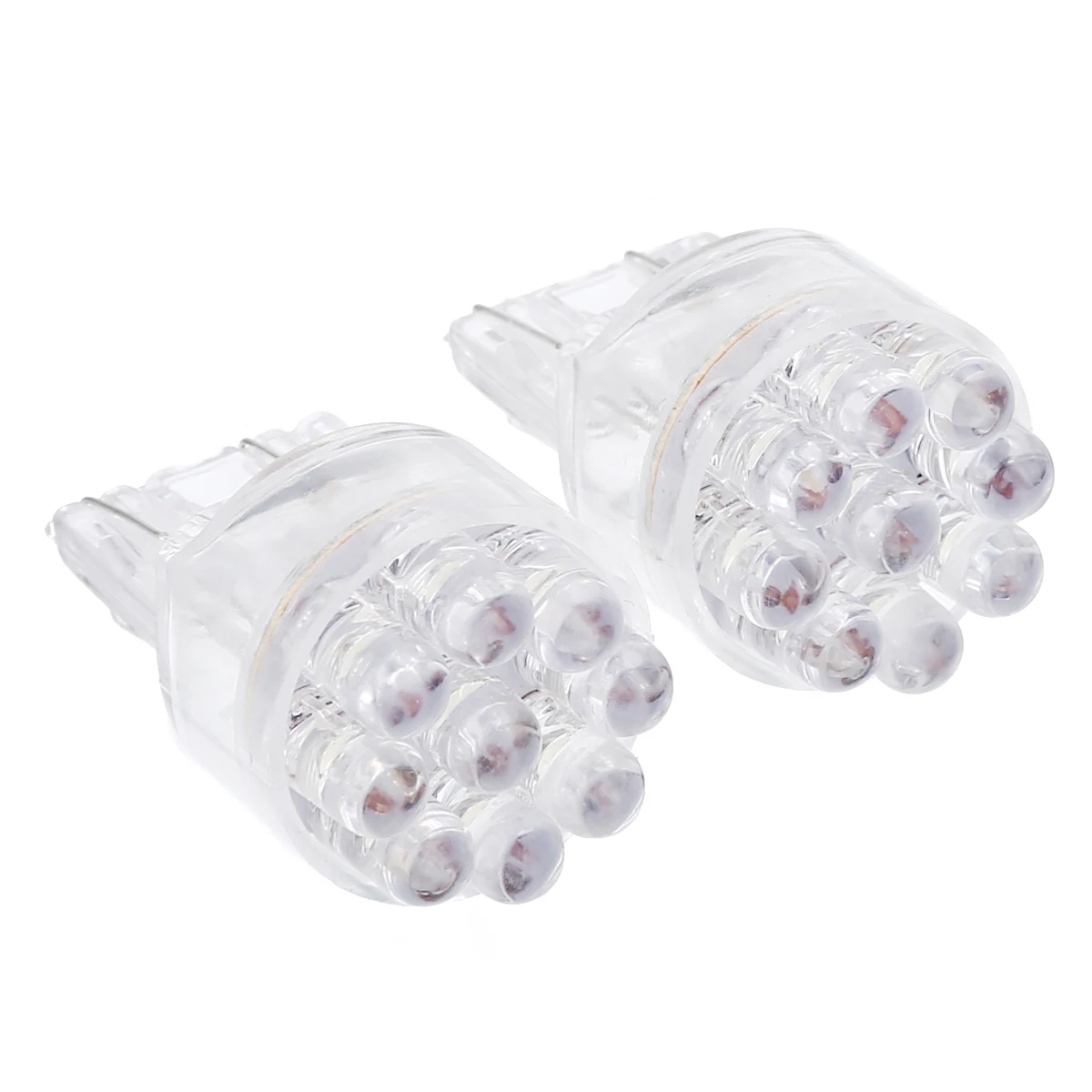 Mayitr 2 шт. DC12V 0,9 Вт T20 7443 7440 белый 9LED 36LM сигнал поворота автомобильный тормозной задний светильник лампа