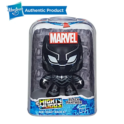 6 Hasbro Мстители Marvel Mighty Muggs Капитан Америка Человек-паук Халк Грут 3 мимики Коллекционная фигурка игрушка подарок - Цвет: 6