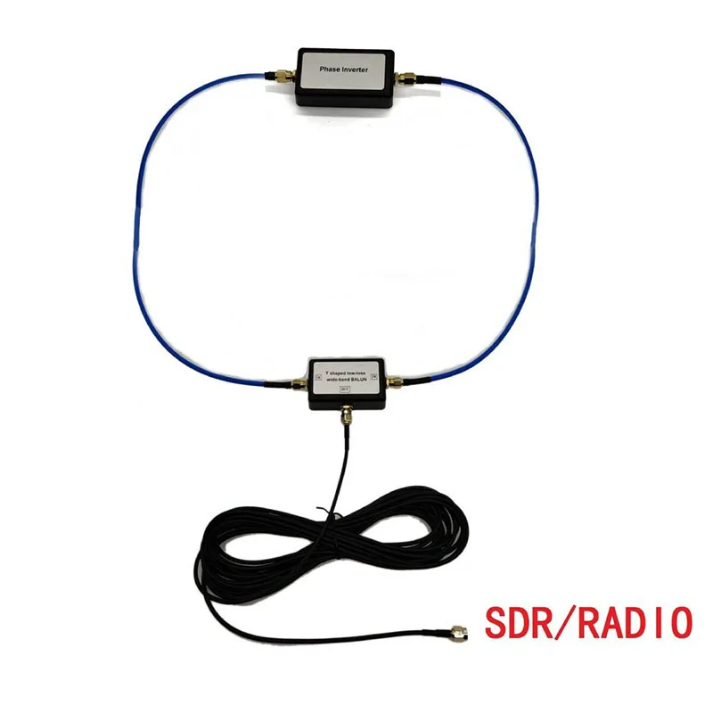 250 mW YouLoop портативная пассивная Магнитная Петля антенна для HF &amp VHF 6m RG174 Coax фазовый