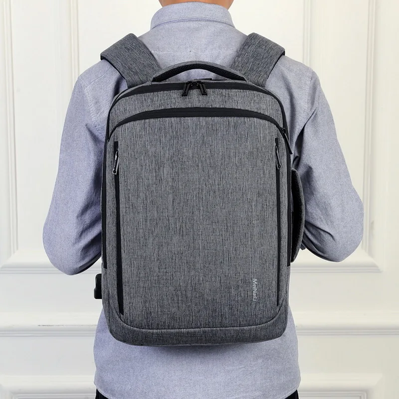 LOOZYKIT рюкзак для ноутбука мужские рюкзаки бизнес ноутбук Mochila водонепроницаемый рюкзак зарядка через usb сумки для путешествий