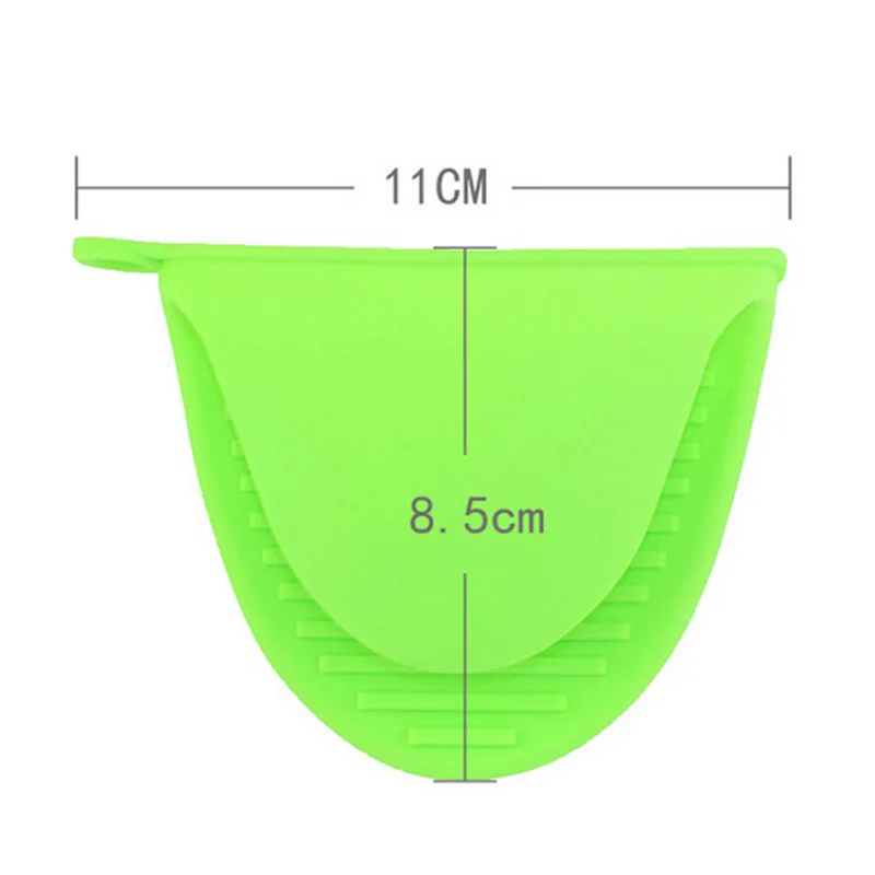 1pcs Kitchen Silicone Heat Resistant Clips Insulation Non Stick Anti-slip Pot Bowel Holder Clip Cooking Baking Oven