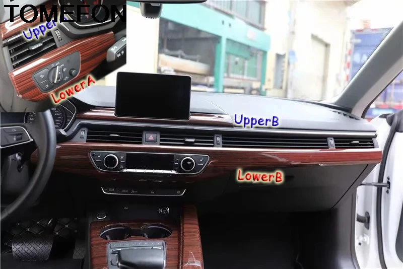 TOMEFON для Audi A4L A4 B9 2017 2019 LHD средняя центральная консоль контрольная панель панели