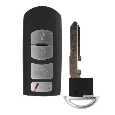 Type 4 Set OkeyTech для Mazda 3 5 6 CX5 CX7 CX-5 Atenza клип умный авто ключ карты крышка оболочки замена Fob с запасной ключ полотно - Цвет: Type 4 Set