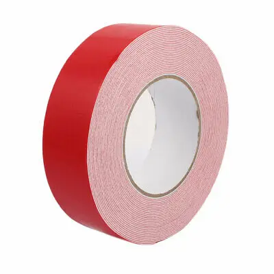 

10M Length x 40mm Width White Dual Sided Self Adhesive Sponge Foam Tape for Car 1mm Thickness