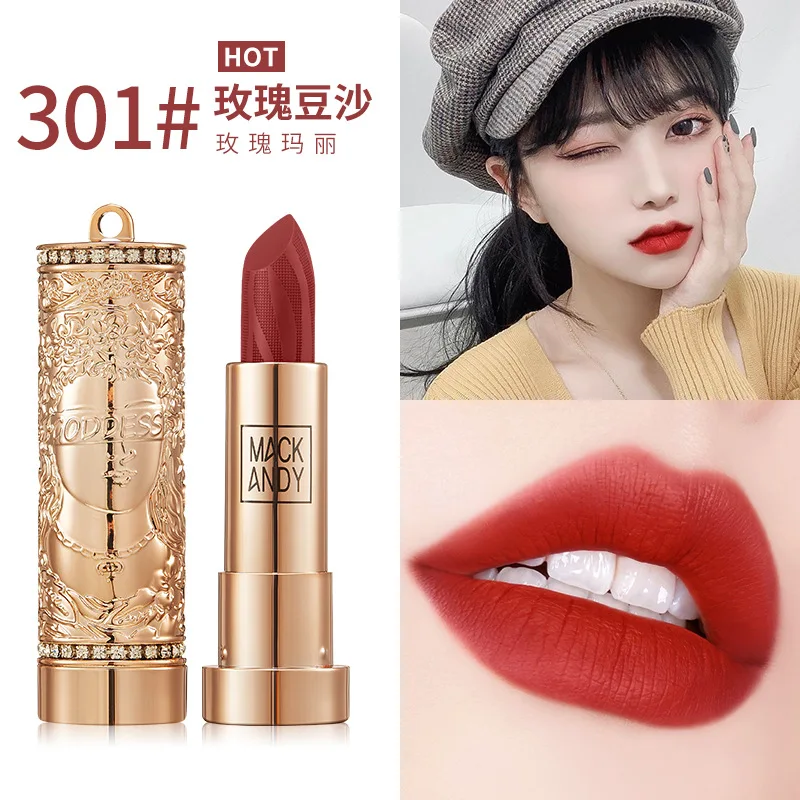 

New Lucky Goddess Lipstick Matte Non-stick Cup Is Not Easy To Smudge Waterproof Lip Gloss Makeup Lip Balm Lip Stick