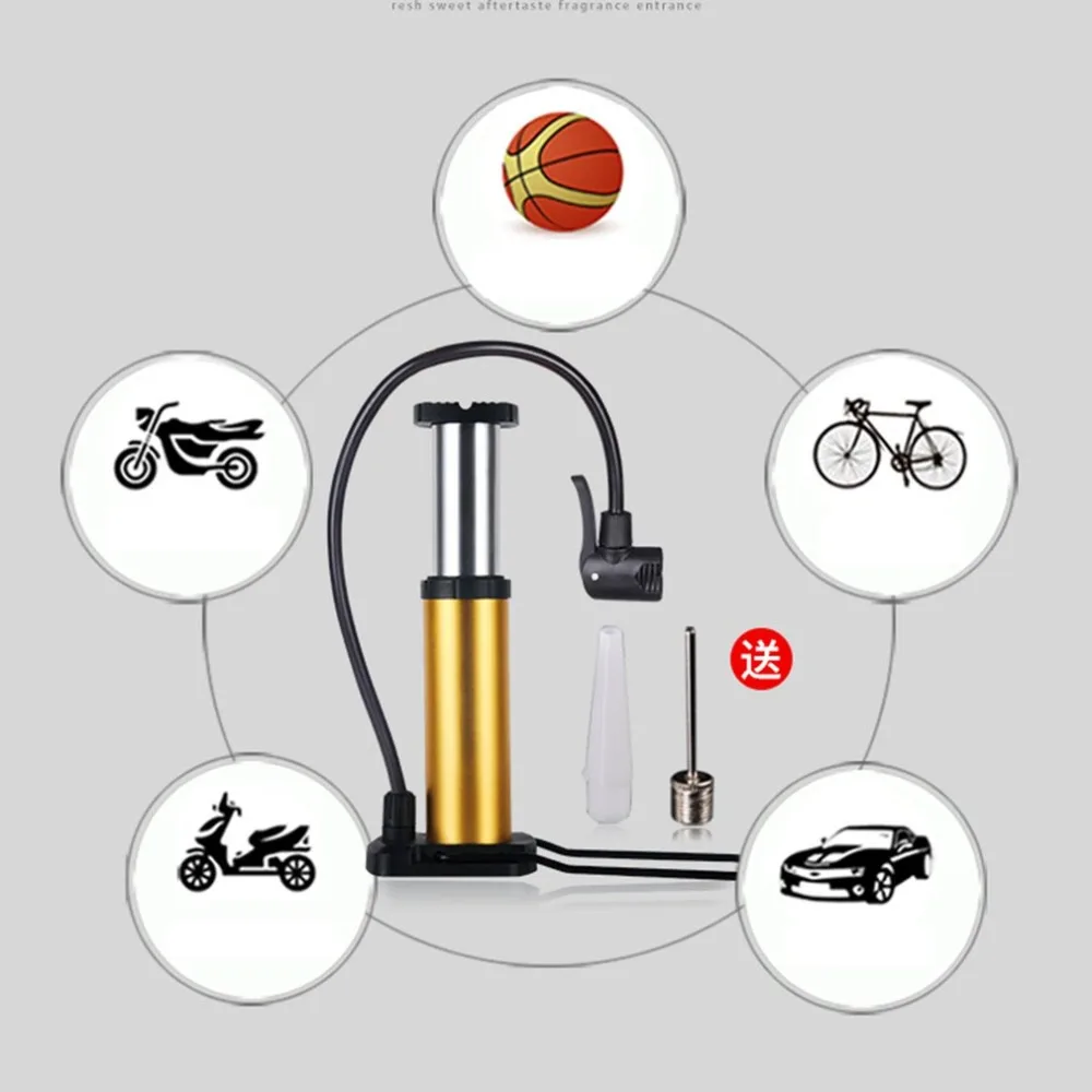 Портативный мини-насос из АБС-пластика и алюминиевого сплава 5 цветов широкое