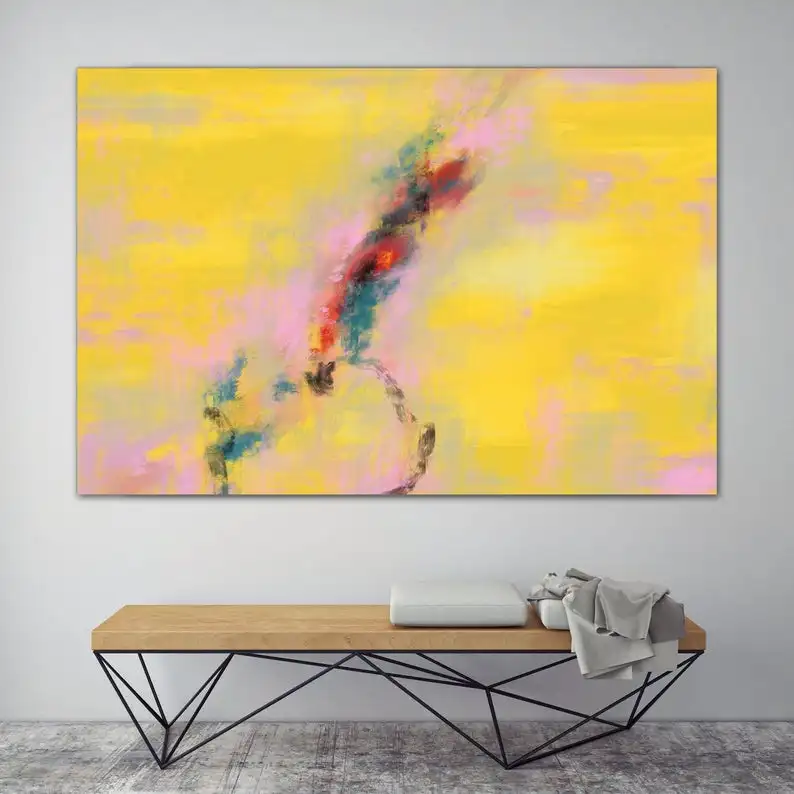 Большая настенная абстрактная живопись Оригинальная Живопись на холсте