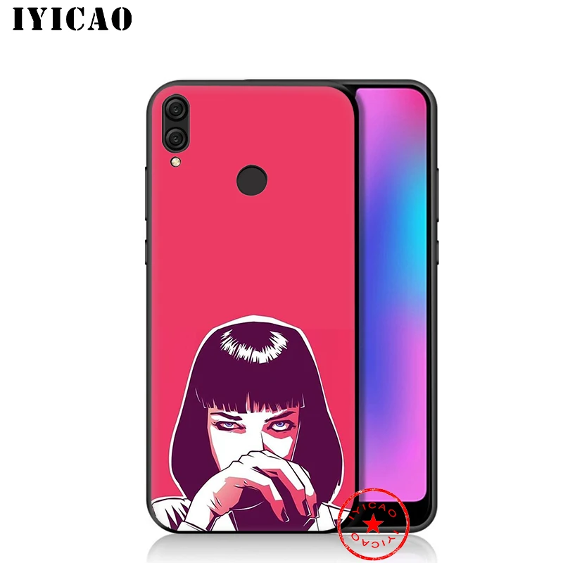Мягкий чехол IYICAO Pulp Fiction для Huawei Honor 20 10 9X 9 8C 8X 8 7X 7C 7A 6A Nova 5i 4 3i 2 2i Lite Pro View Note |