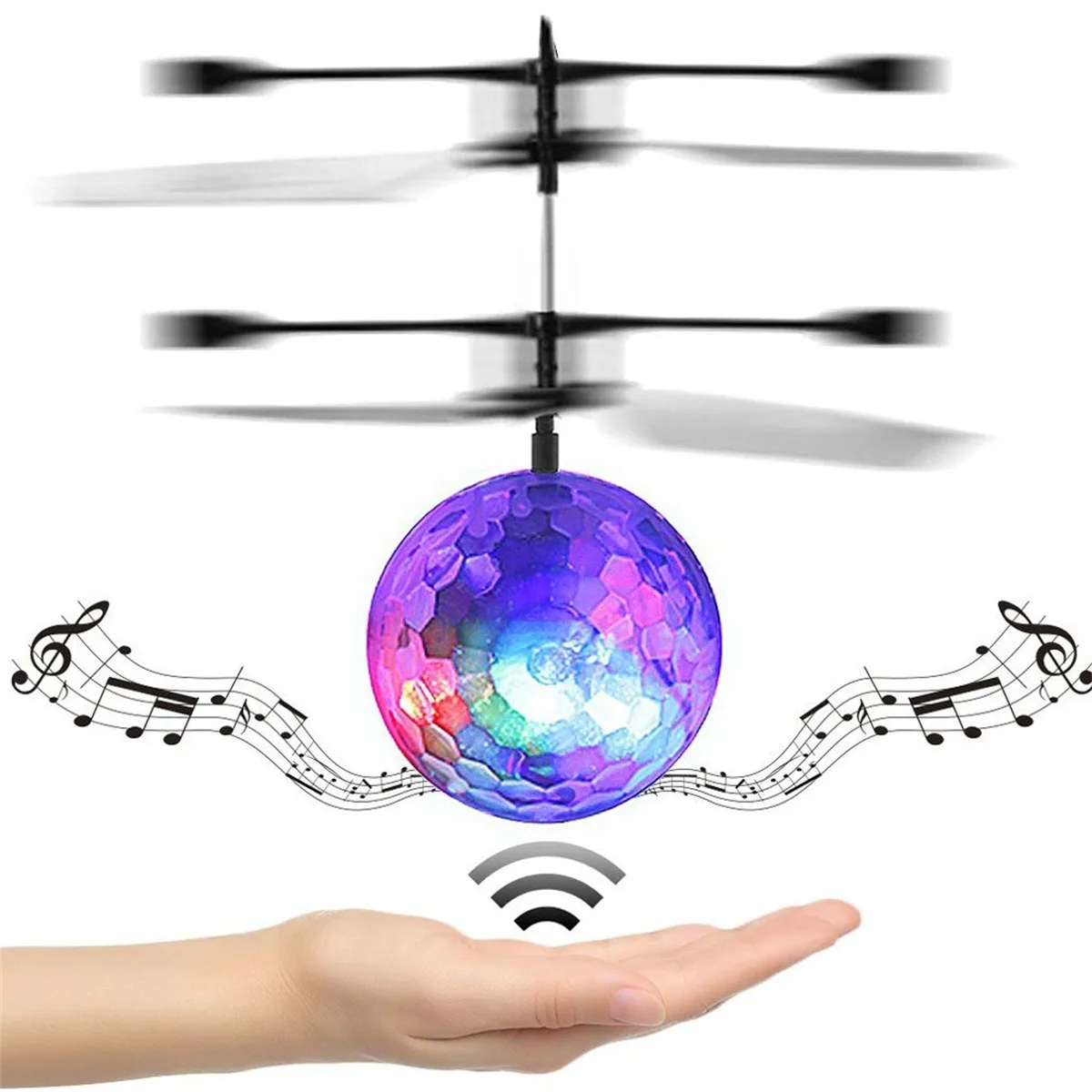 

Красочные игрушки Flyings Дрон вертолет шар встроенный сверкающий светодиодный светильник для детей подростков красочный Летающий для детей ...