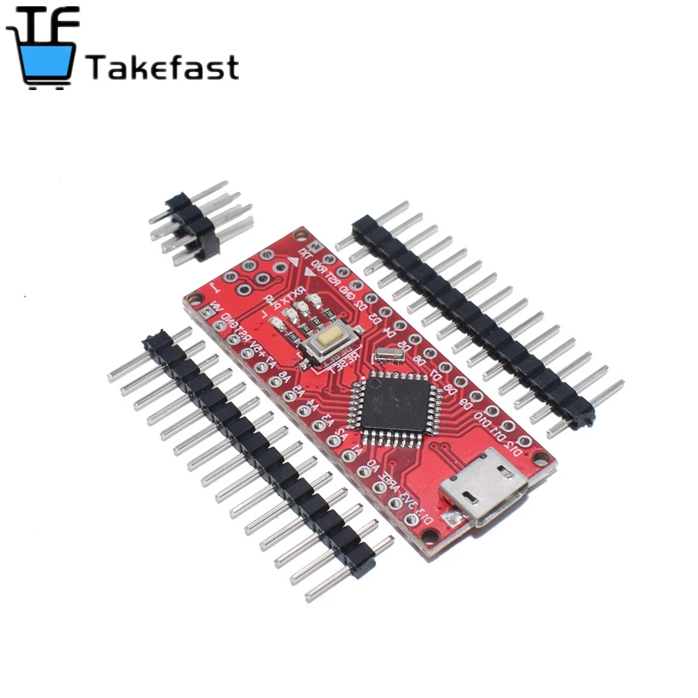 Совместимый контроллер Nano v3.0 для Arduino с загрузчиком USB-драйвером CH340 16 МГц ATMEGA328P/168P