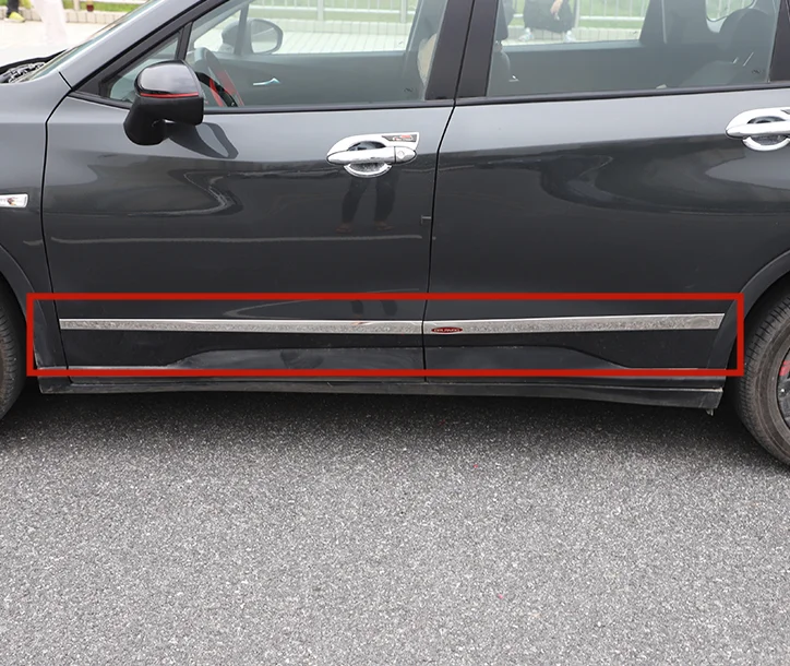 Боковые молдинги из нержавеющей стали высокого качества украшение боковой двери