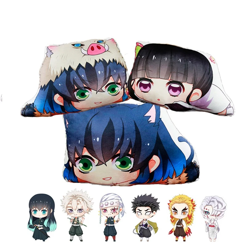 Двухсторонняя подушка для украшения дома рассекающий демонов: киметсу не яиба