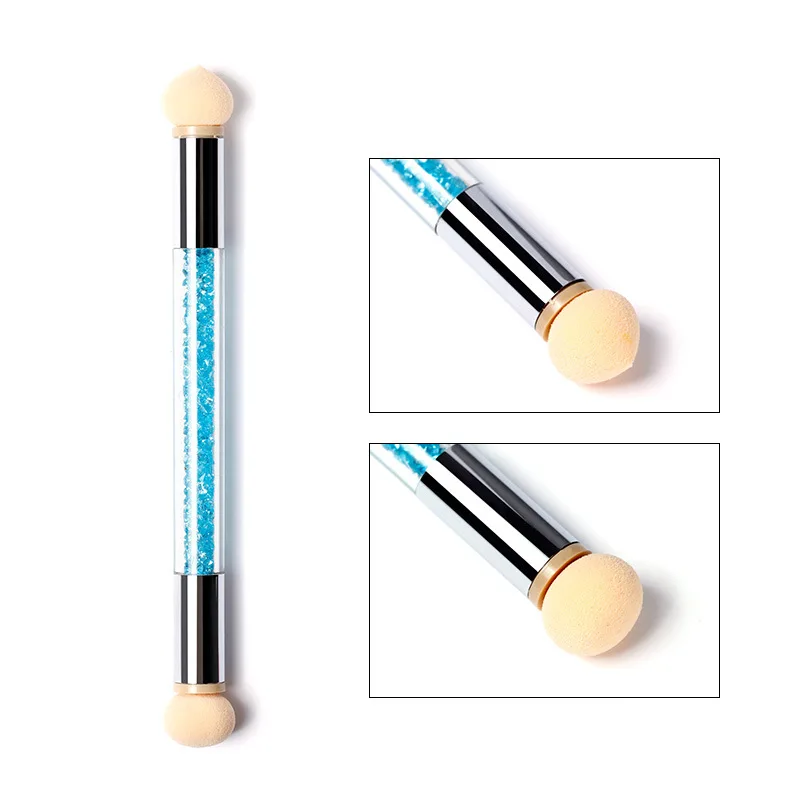 

Manicure Blending Pen Manicure Gradient Pen Point Crayons Light Treatment Stippling Printed Pen Double-Head Sponge Blending Pen