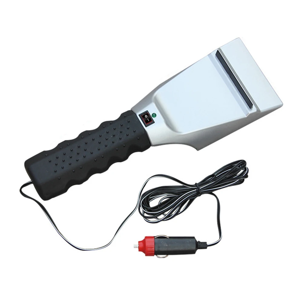 

Winter Electric Heated Car Ice Scraper Windscreen Snow Remover Shovel Windshield Glass Deicer Spade Deicing Defrost ScrapingTool