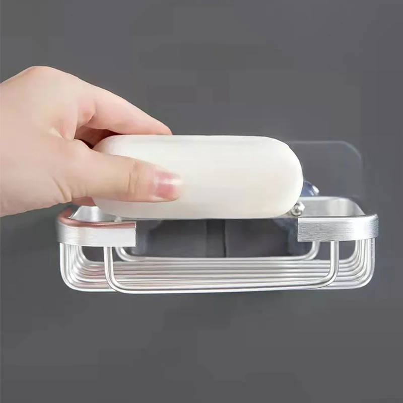 

Многофункциональный держатель для мыла, алюминиевые бумажные полки, самоклеящиеся аксессуары для ванной комнаты, контейнер для мыла, Товар...
