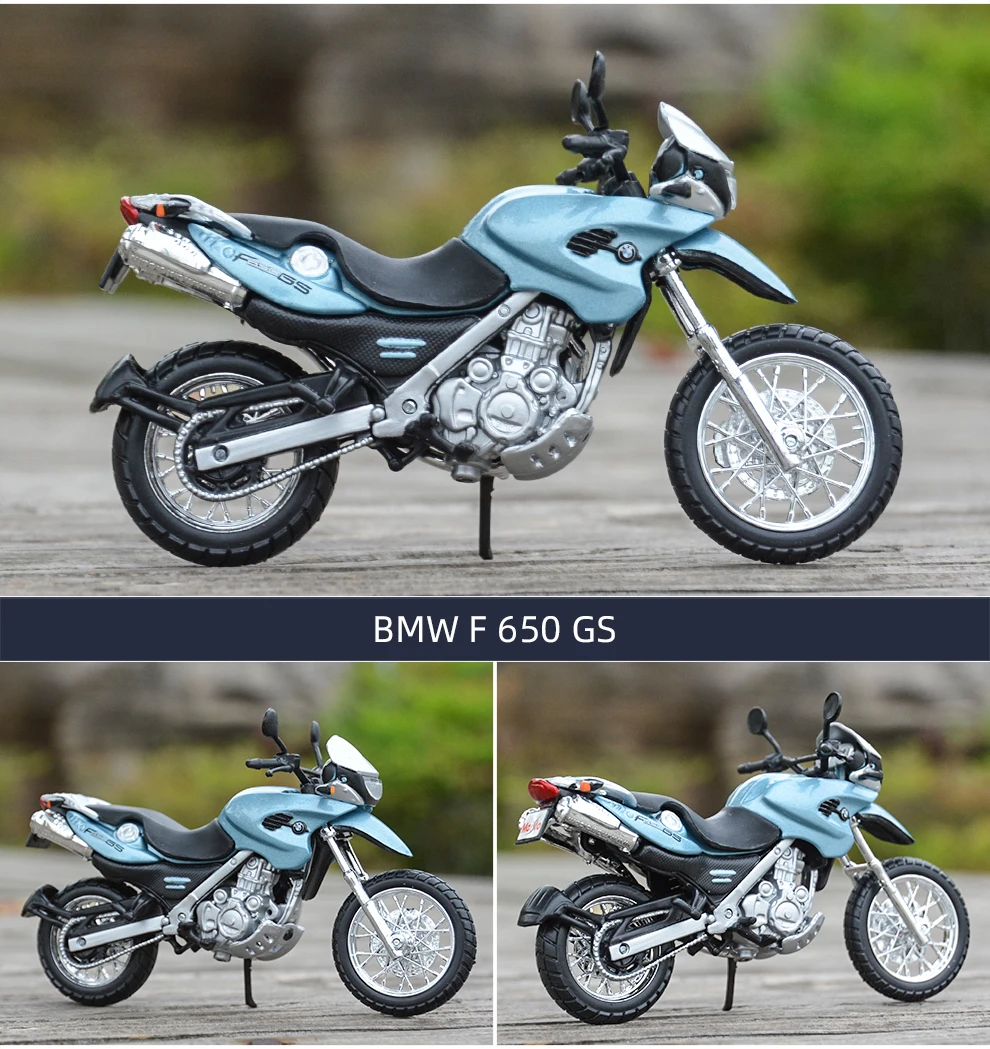 

Maisto 1:18 BMW-F650GS Static Die Cast Vehicles Collectible Hobbies Motorcycle Model Toys
