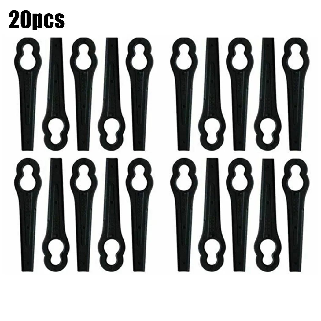 

20pcs/set Plastic Blades Fits For Flymo For Sprinter E25 Lawn Mowers Lawnmower FLY012