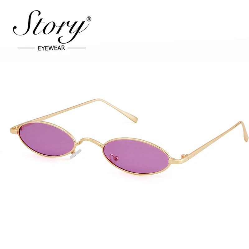 Очки солнцезащитные овальные в стиле ретро для мужчин и женщин винтажные