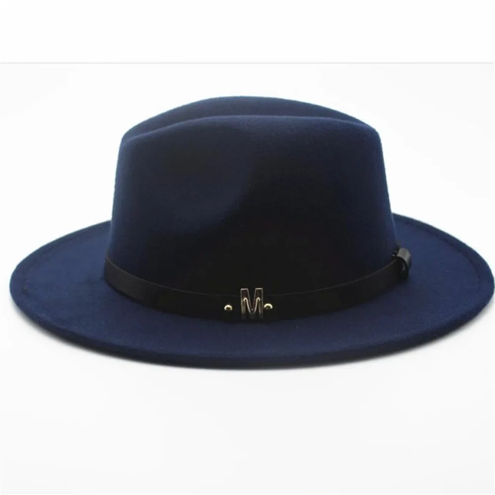 Мужская фетровая шляпа с поясом широкими полями шерстяная Трилби популярная