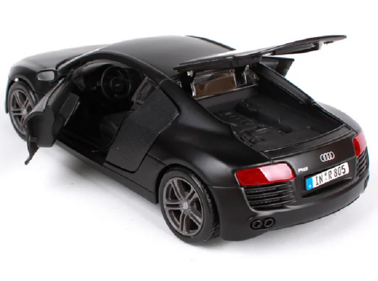 Maisto 1:24 Audi R8 черная литая под давлением модель гоночный автомобиль игрушка в коробке