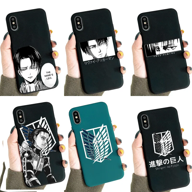 

Anime Japanese Attack on Titan Phone Case for Iphone 12 Mini 11 Pro XS MAX 8 7 6 6S Plus X SE2020 XR Soft Fundas Coque Case