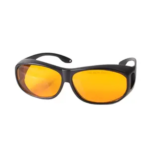 Защитные очки для лазеров, УФ-и фиолетовые, синие, 190-490nm O.D 6 + CE 254nm 266nm 405nm 445nm 473nm