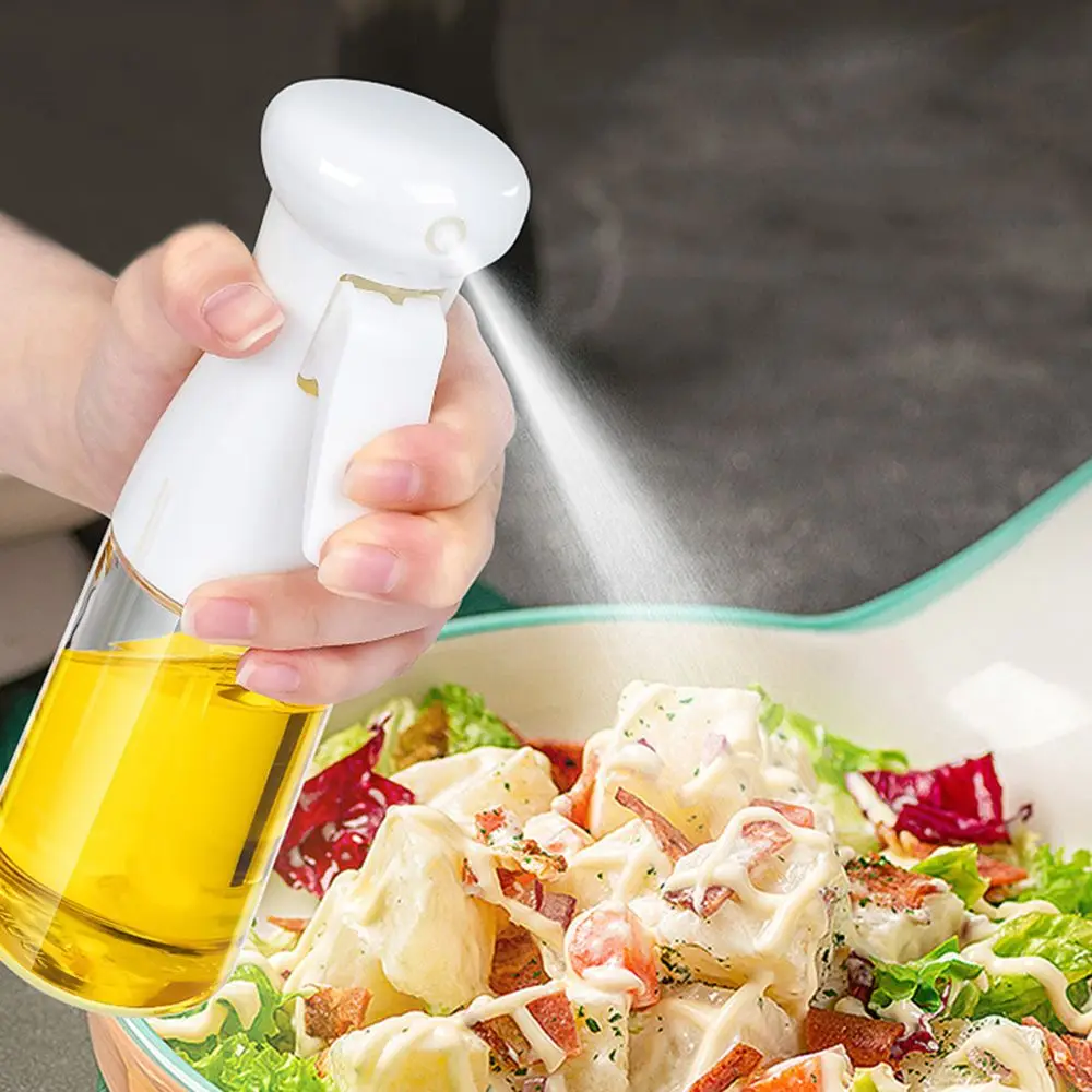 

210ml Multifunctional Oil Spray Bottle Vinegar Mist Sprayer Barbecue Spray Bottle for Kitchen Cooking BBQ Grilling Roasting