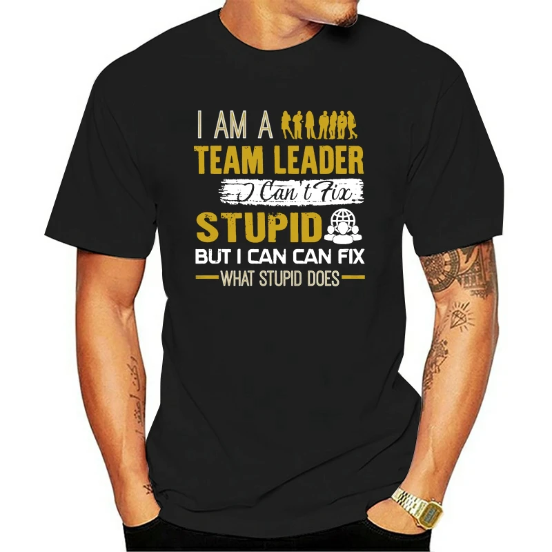 

Men Tshirt Team Leader Shirt T-Shirt Cool Printed T-Shirt Tees Top