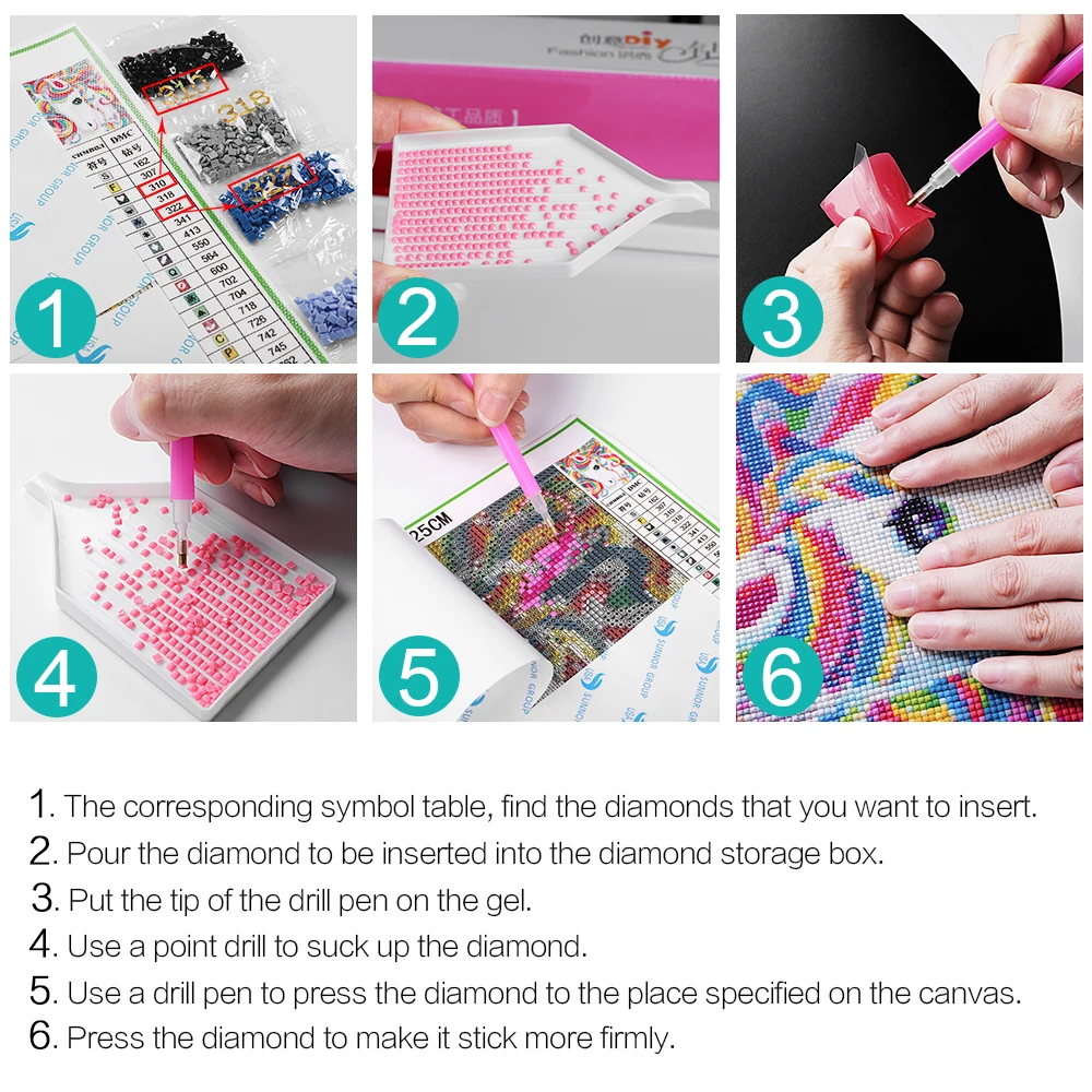 5D DIY Diamond Painting Full Square Animal Horse Painted Mosaic Embroidery Cross stitch Fairyland Cartoon home decor Gift L09057 | Дом и сад