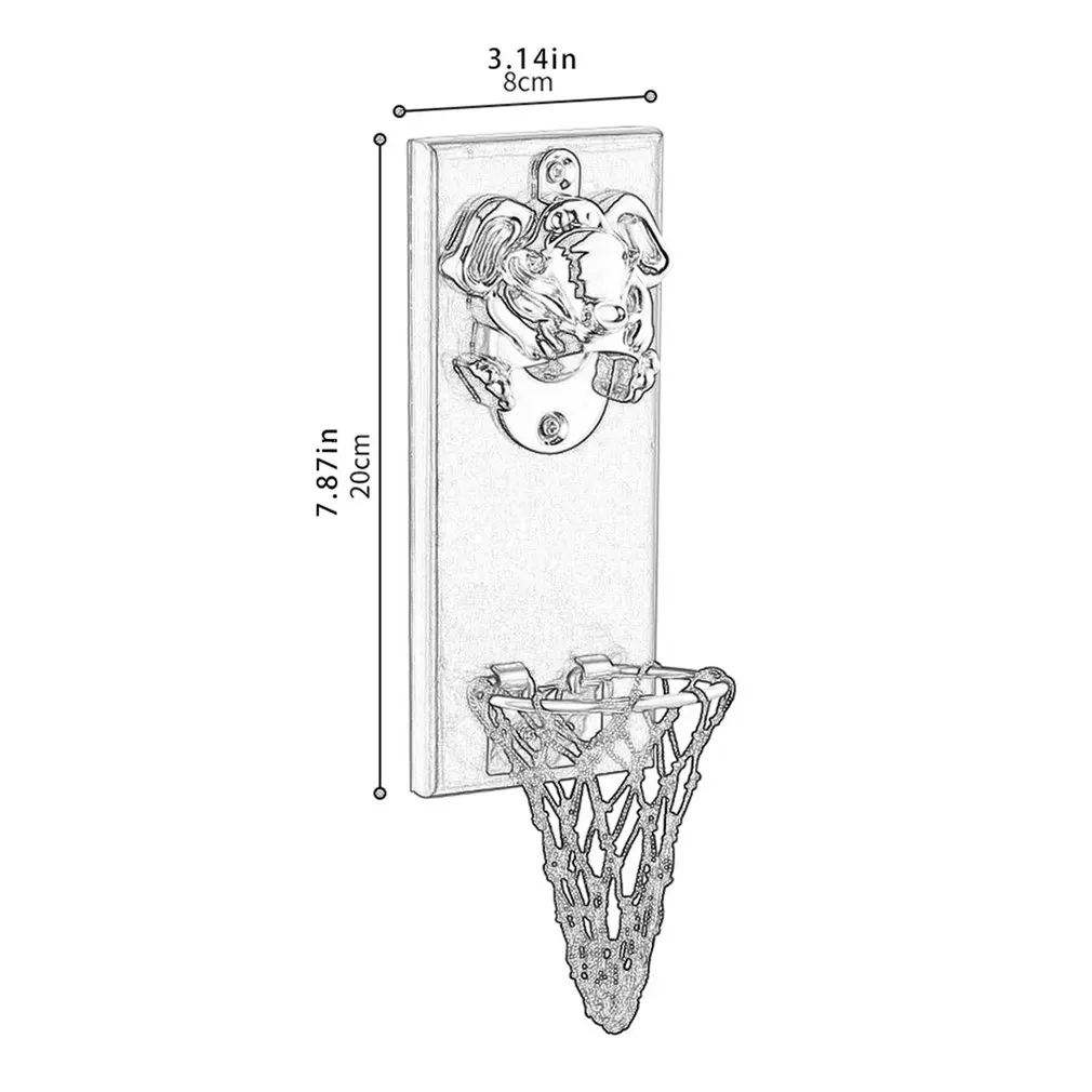 

Vintage Wall Bottle Opener Antique Iron Wall Mounted Bar Beer Glass Bottle Cap Opener Tools Wall Decro Beer Cap Opener