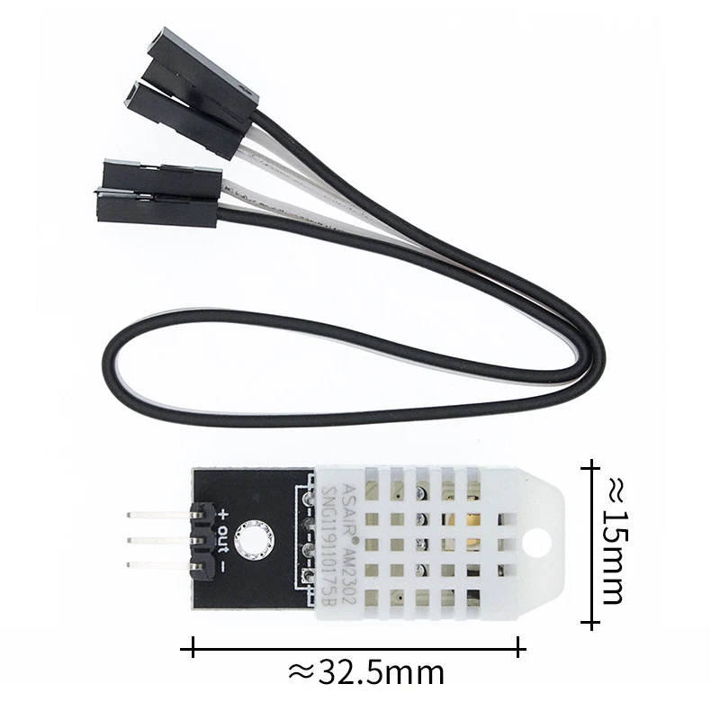 

1pcs DHT22 Digital Temperature and Humidity Sensor AM2302 Module+PCB with Cable