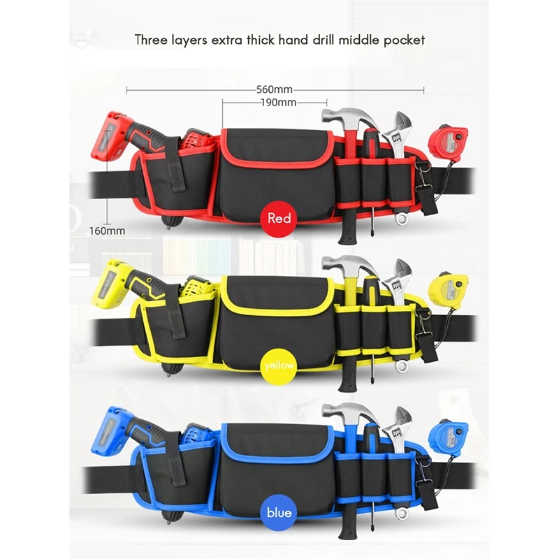 

Multifunction Tools Pouch Waist Pack Oxford Cloth Folding Wrench Bag Portable Case Organizer Holder Tool