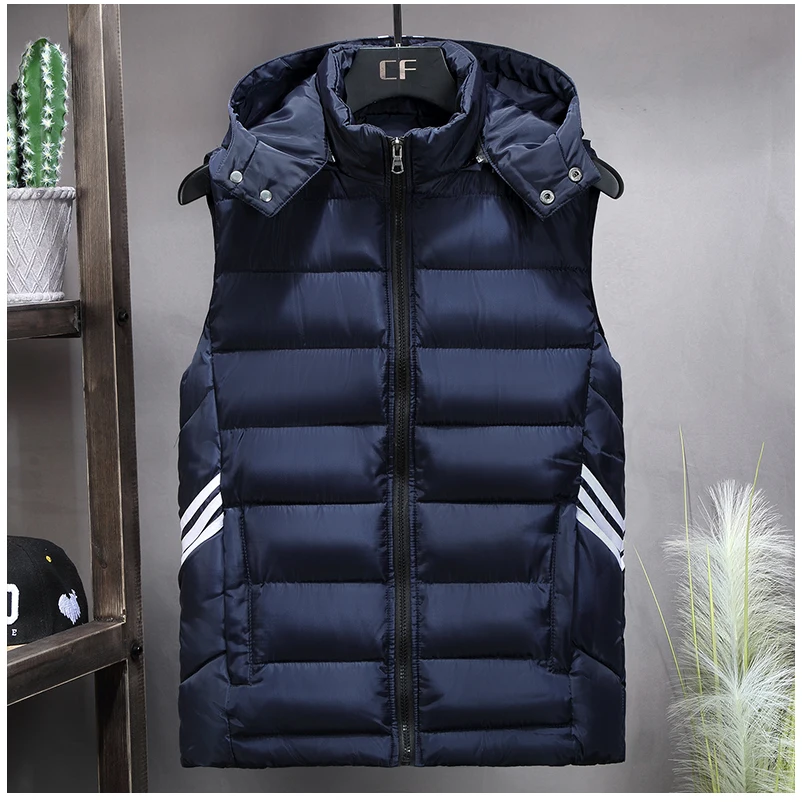 Plus Size 8XL 7XL 6XL 5XL 4XL New Casual Vest Men Autumn Jackets Thick Vests Man Sleeveless Coats Male Warm Waistcoat men