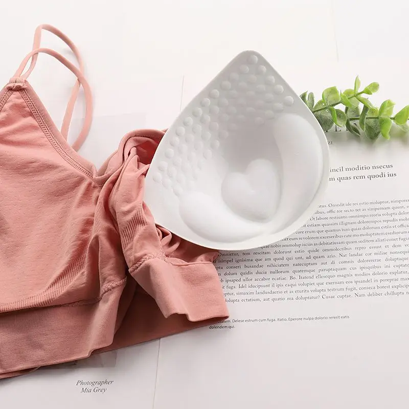 Антибликовый спортивный бюстгальтер из ледяного шелка красивый с двойными