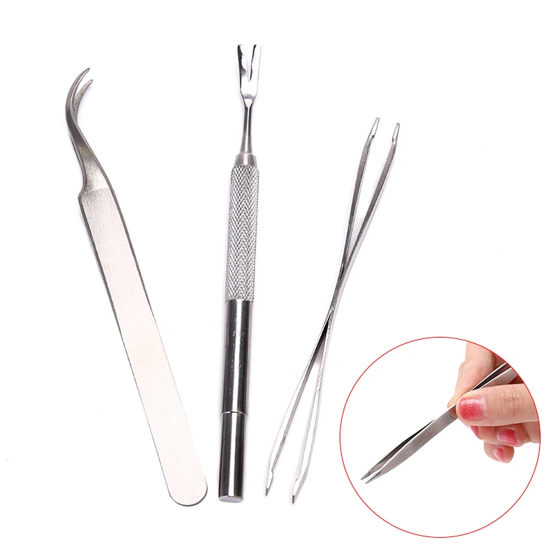 

Lice Clippers Pet Grooming Cleaning Cat Dog Tick Remover Tool Fleas Lice Tweezers Clip 3pcs High Quality Pet Supplies