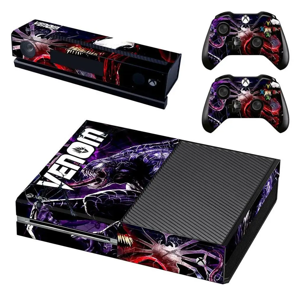 Наклейка s Venom для Xbox one кожа Виниловая наклейка стикеры Adesivo консоль Kinect два