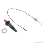 Детали для кухонного обогревателя, пьезодозажигающий элемент для газовой уличной духовки, камина, нагреватель, газовый котел, газовая горелка с кабелем, Прямая поставка