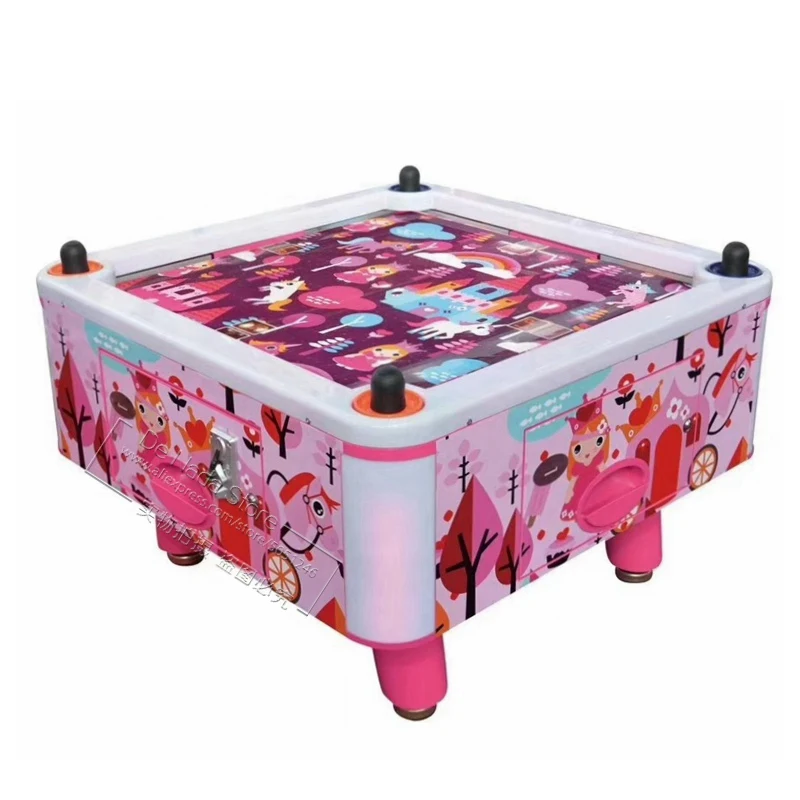 

4 Player Play Square Air Hockey Table Kids Adults Coin Operated Tickets Redemption Amusement Arcade Game Machine