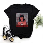 Женская забавная футболка с демоном 2020 Летняя женская Винтажная футболка в стиле ольччан Харадзюку футболка для девушек 90-х графическая футболка, Прямая поставка