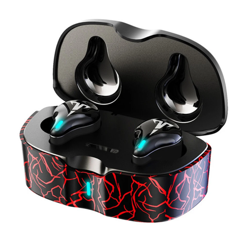 

New TWS Bluetooth5.0 Wireless Earphones Sports Gaming Headphones 8D Stereo In Ear Volume Control With Microphone Bass Headphones