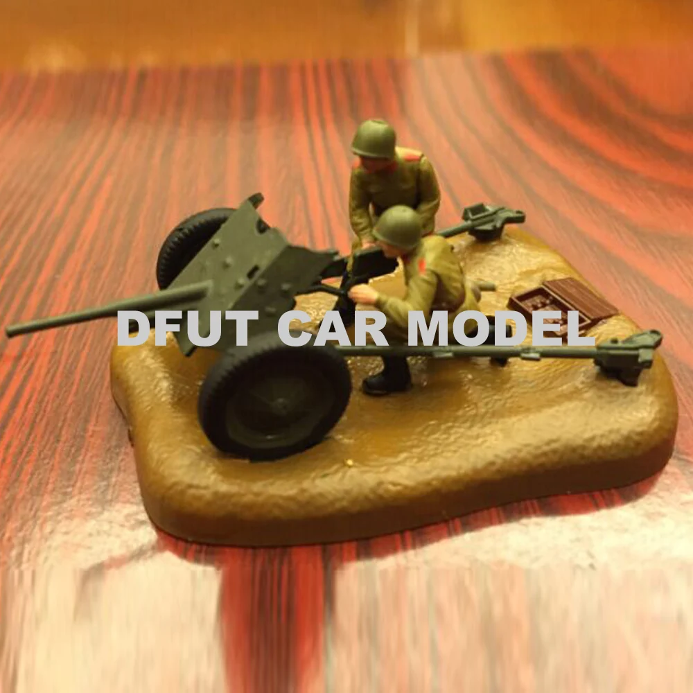 

1 / 72 soldier scene accessories model World War II Soviet anti tank gun group