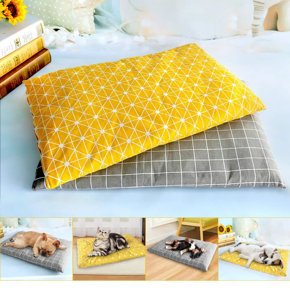 

Dog Pad Cat Pad Dog Bed Teddy Pad Removable Wash Dog Pad Sleeping Mat Four Seasons Style Puppy Bed Dog Beds for Small Dogs