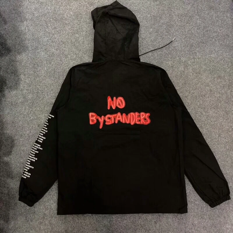 С изображением Трэвиса Скотта AstroWorld куртка черная Мужская пальто Спортивная