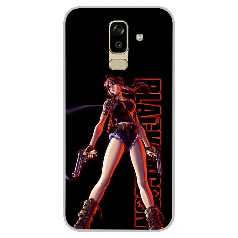 Ботинки в стиле аниме Черная Лагуна матовый Силиконовый чехол для Samsung Galaxy J3 J5 J7 A3