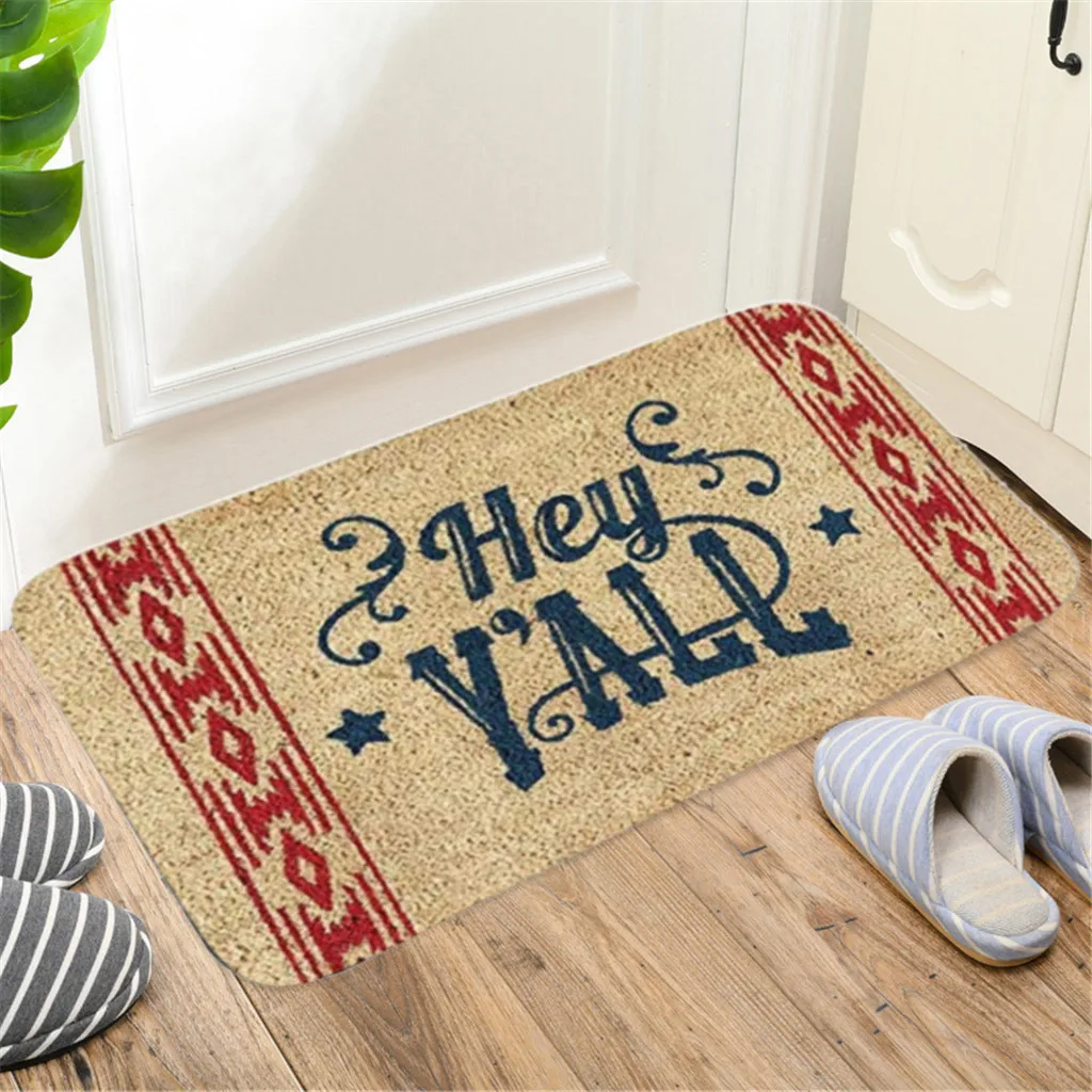 Буквенным собака коврики Ретро узор Флисовое одеяло анти скольжения ковер