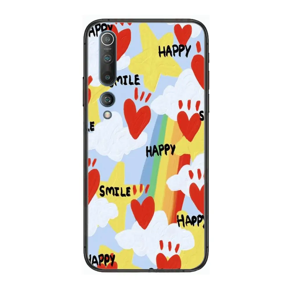 

Exquisite Cute Phone Case For xiaomi mi11 5g 10 liti Ultra 9Pro SE 3 8 Note Anime Black Cover Silicone Back Pretty tpu
