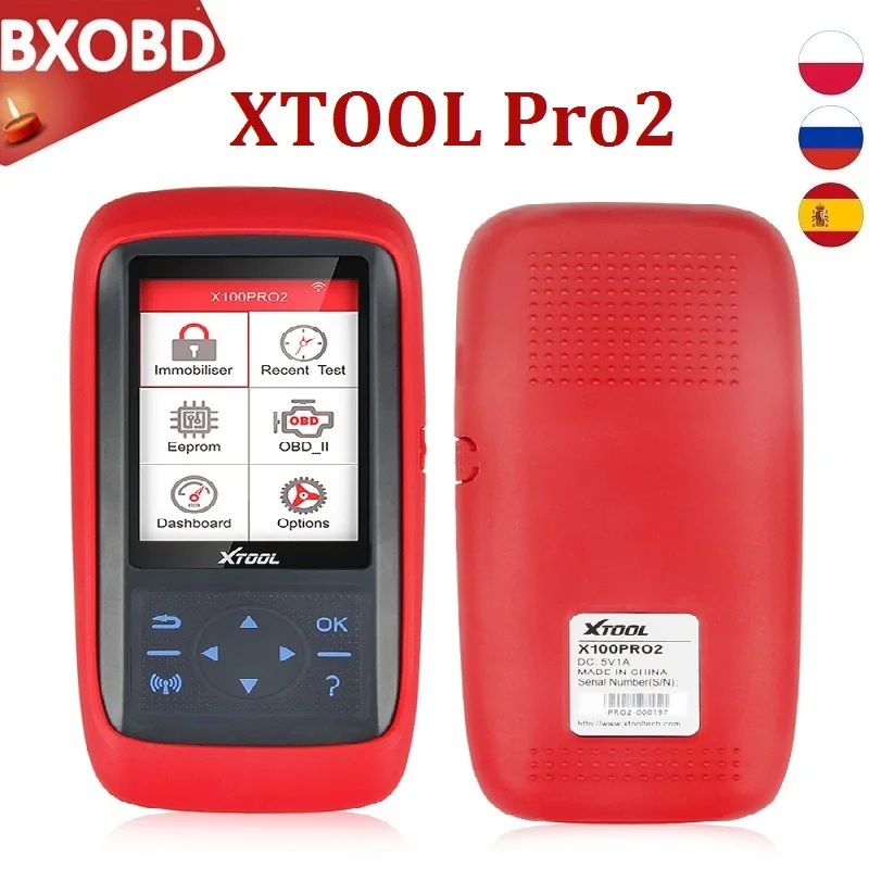 Программатор автомобильных ключей XTOOL X100 Pro2/Настройка пробега с EEPROM считывателем