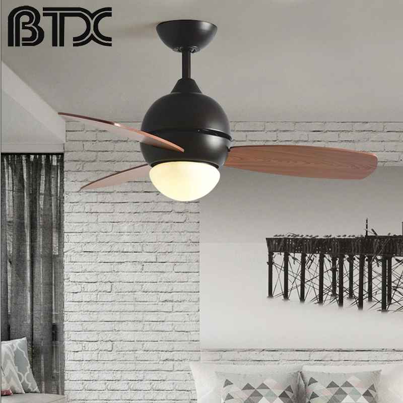 Потолочный вентилятор BTX в скандинавском стиле техническая простота гостиной