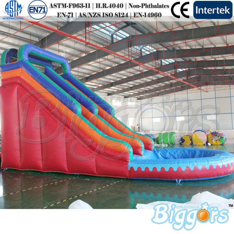 

OEM Inflatable Slide Jumper Pool Inflatable Water Slide For Water Park Game